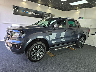 Scott from Reflection Correction performing a maintenance valet in Saltash, Cornwall — safe wash and light interior clean using GYEON detailing products.