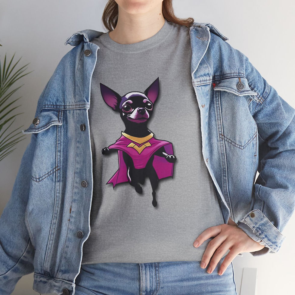 Thumbnail: Alice in Flight! Adult Unisex Heavy Cotton Tee