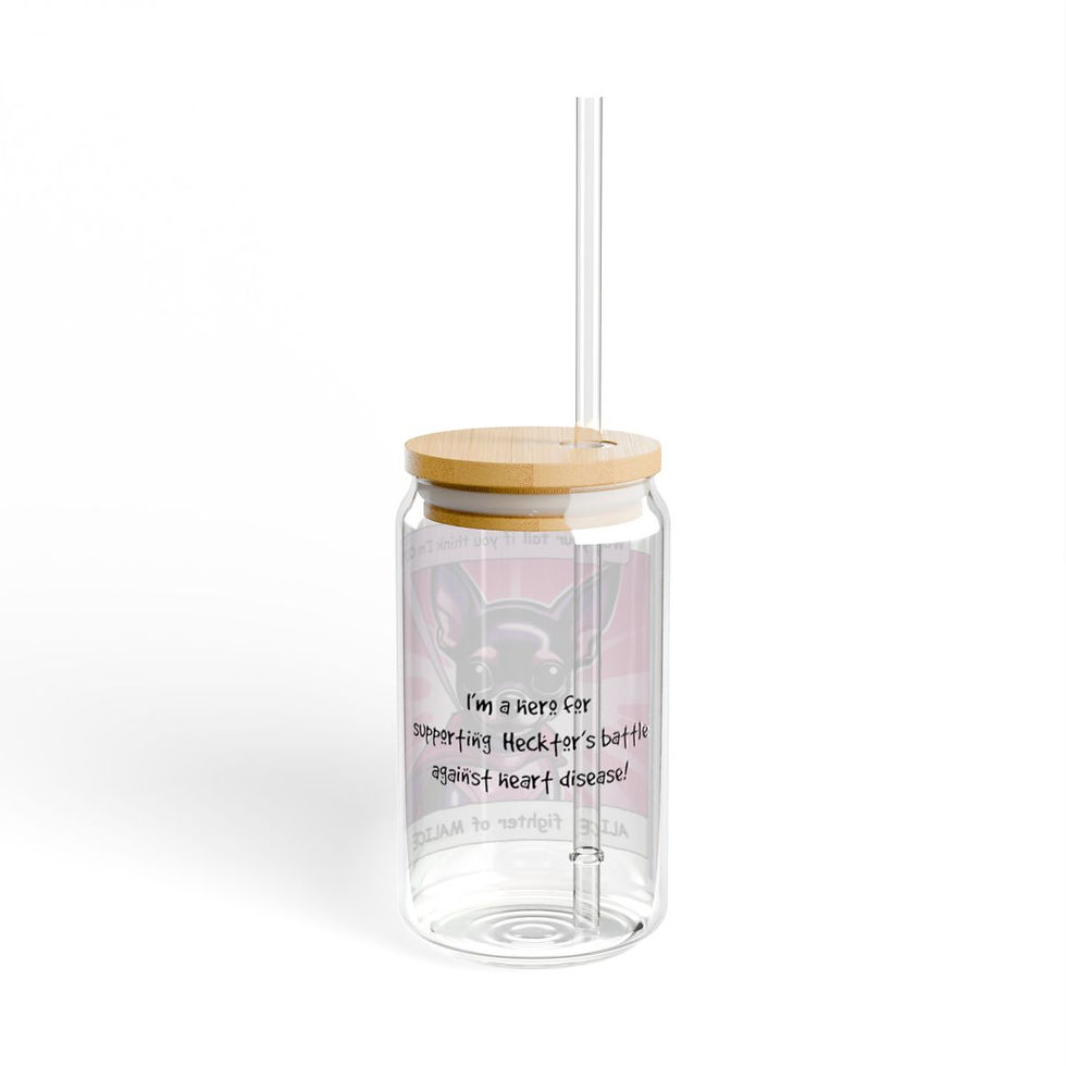 Thumbnail: Wag Your Tail if You Think I'm Cute Sipper Glass, 16oz - Alice