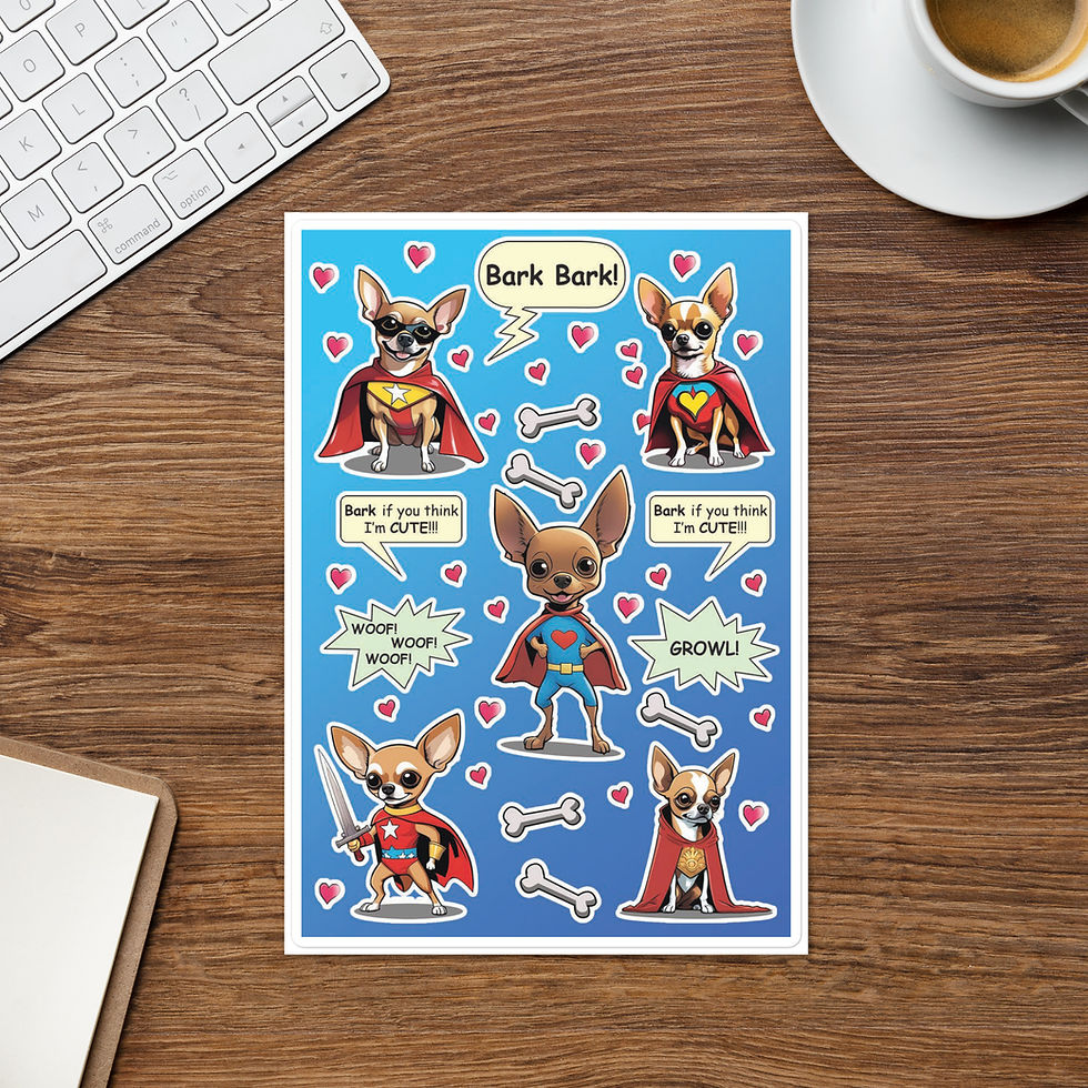 Thumbnail: All About Hecktor Sticker sheet