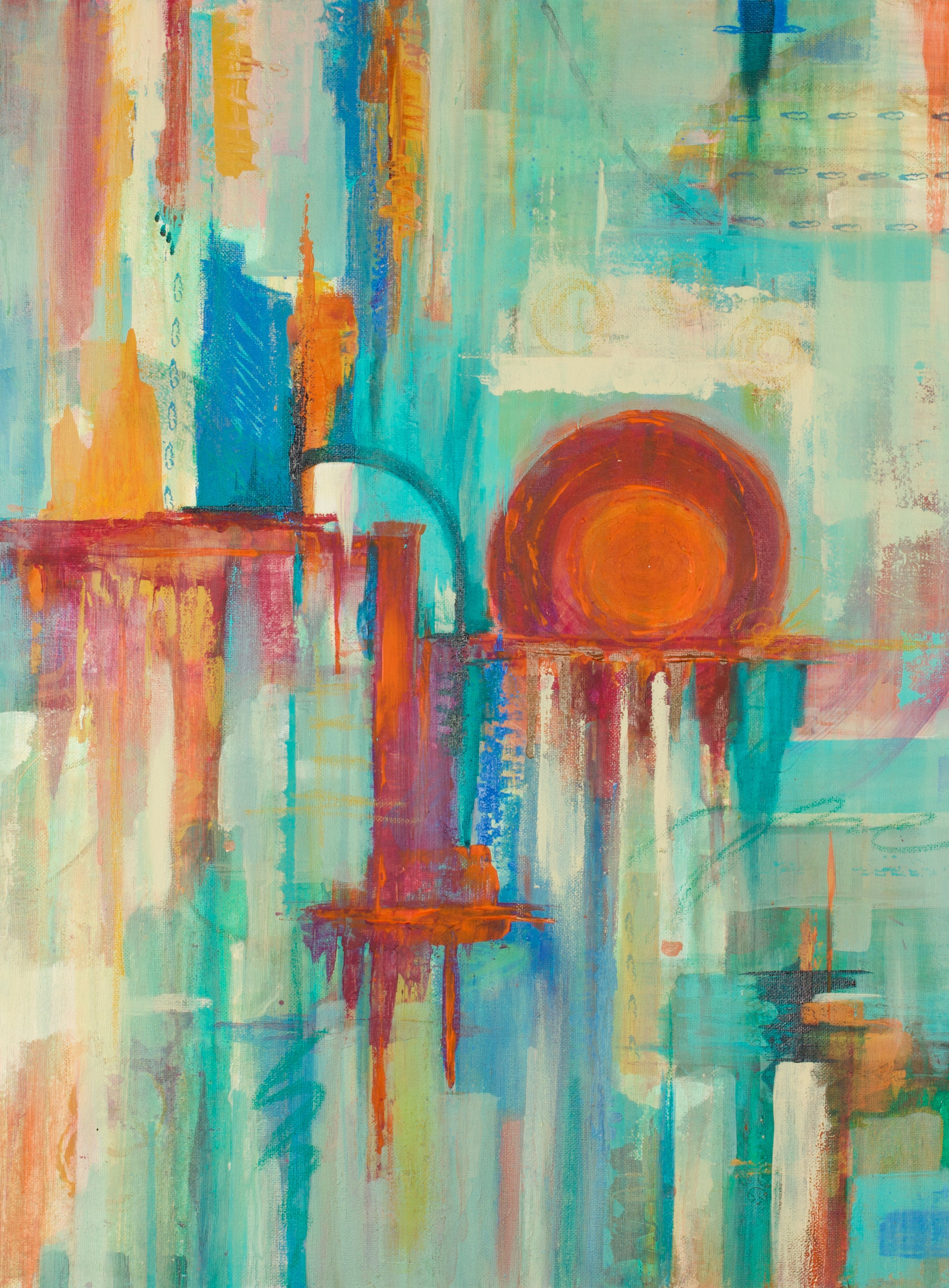 Orange Sunshine 18 x 24"