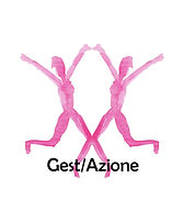 Logo Gest/Azione Tanztherapie, zwei tanzende Körper
