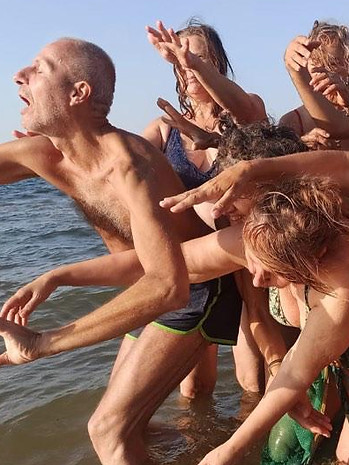 Tänzer einer Performance