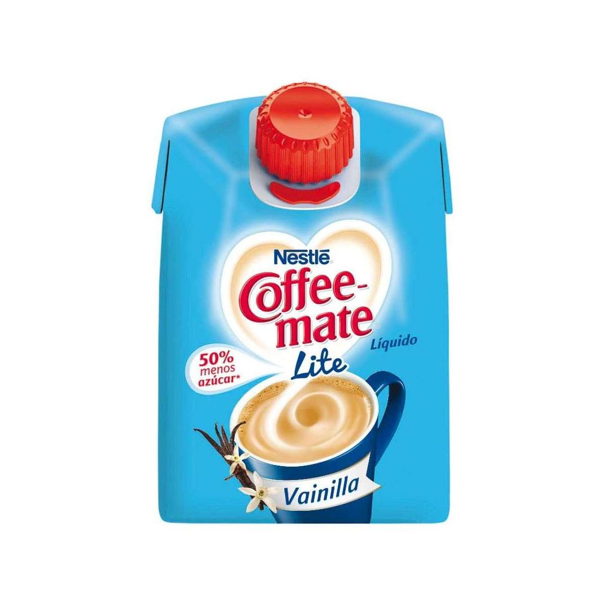 Sustituto de crema para café Coffee Mate líquido sabor vainilla lite 500 ml