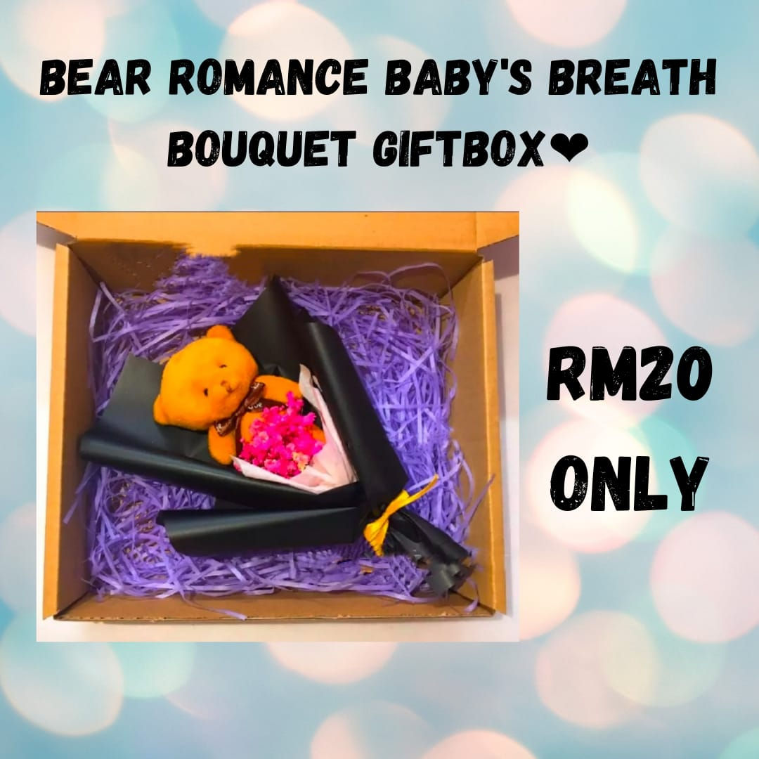 BABY'S BREATH BOUQUET GIFTBOX