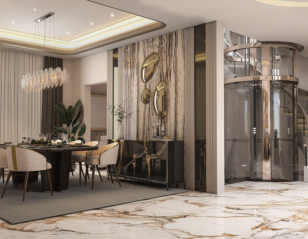 family hall Interior Designing by Ibrahim Al Kishri Consulting Engineers