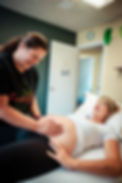 Prenatal physical therapy session relieving pain in Waukesha, WI