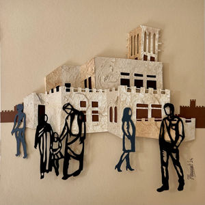 handmade handcut paperart dioramas uaeartist UAE UAEartscene