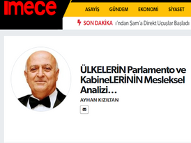ÜLKELERİN PARLAMENTO VE KABİNELERİNİN MESLEKSEL ANALİZİ…