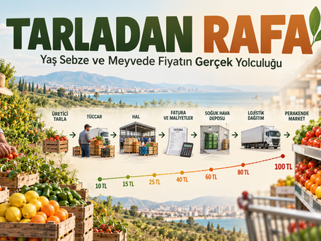 TARLADAN RAFA: YAŞ SEBZE VE MEYVEDE FİYATIN GERÇEK YOLCULUĞU