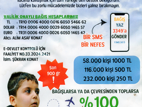 SMA HASTASI ÇOCUKLARIN AİLELERİ ZOR DURUMDA...