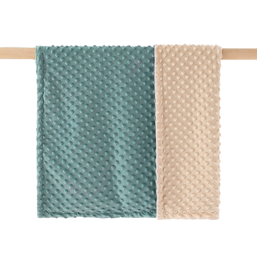 Cobija doble vista azul