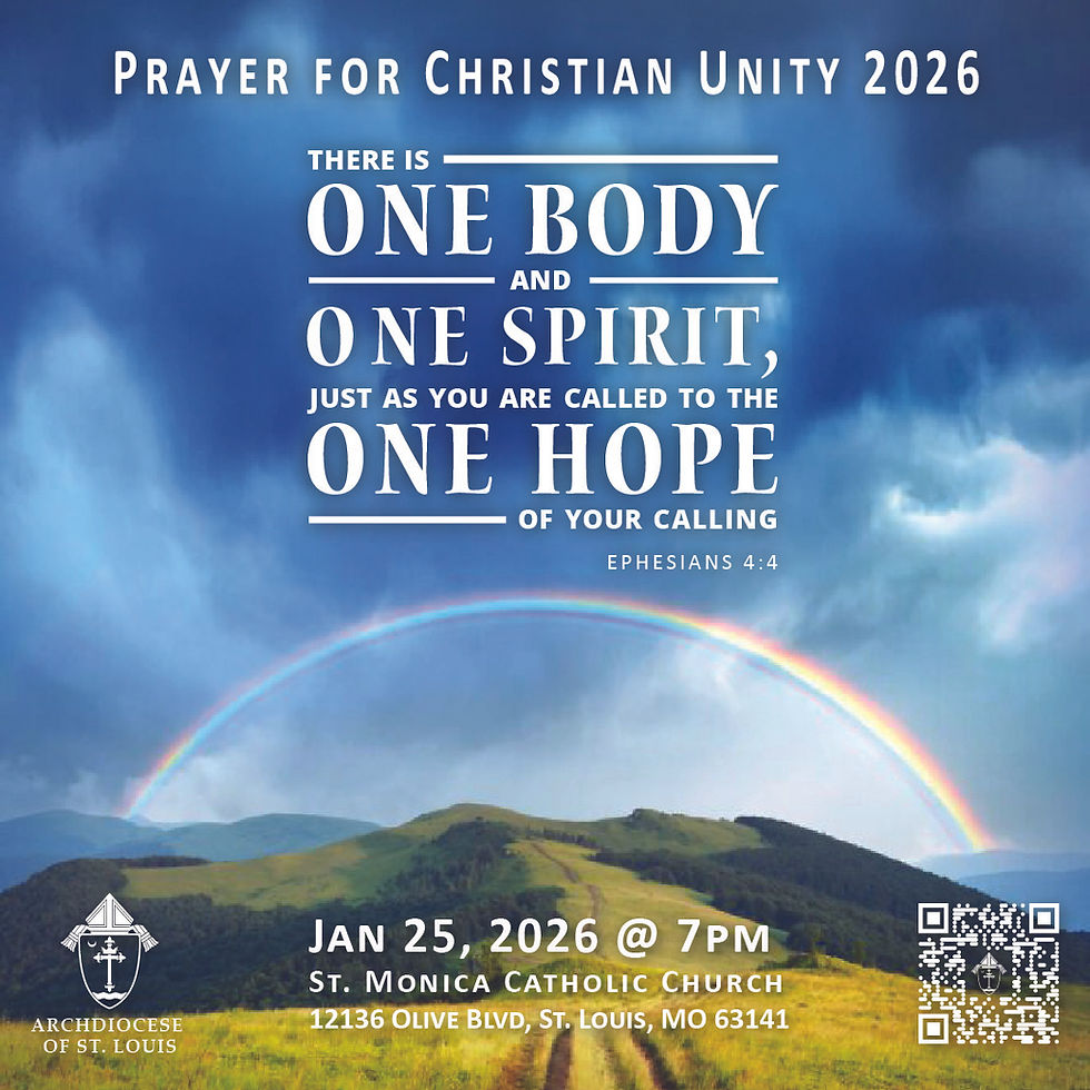 Prayer for Christian Unity 2026