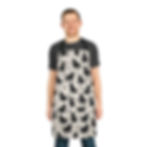 Black Cat Apron on Male Model