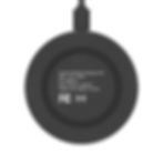 Wireless Charger with Back Side with Manufacturer Information