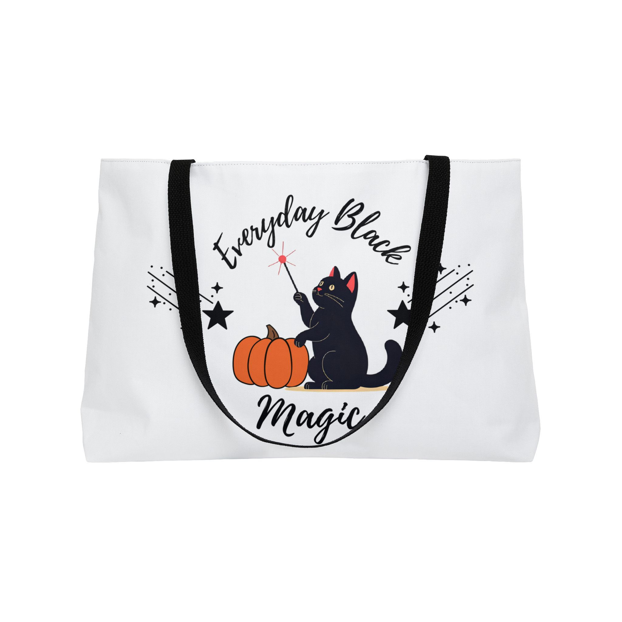 Halloween Weekender Tote Bag Front with Straps at Side