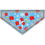 Thumbnail: Extra large Holiday Pet Bandana with Presents and Snowflakes