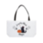Halloween Weekender Tote Bag Reverse Side