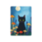 Poker Cards Halloween Black Cat Design