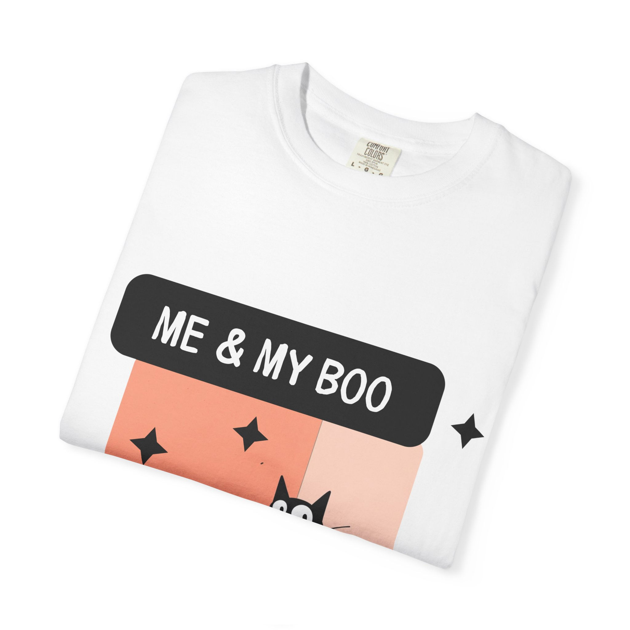 Halloween T-Shirt Me and My Boo Folded