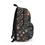 Thumbnail: Canvas Backpack with Fall Floral Print Left Side