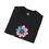Thumbnail: Black Freedom Flower 4th of July Tee Folded