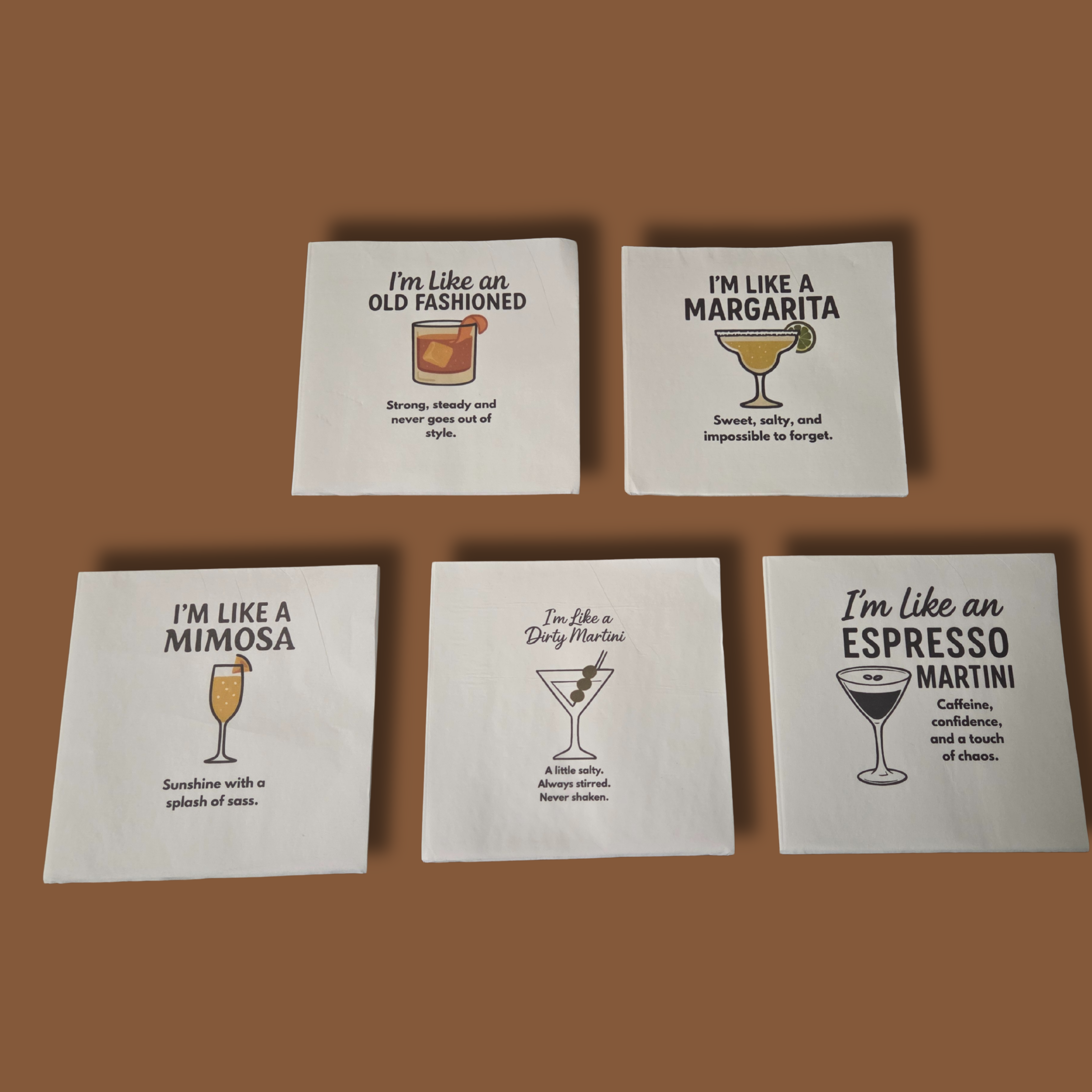 Signature Cocktail Napkins Set of 10