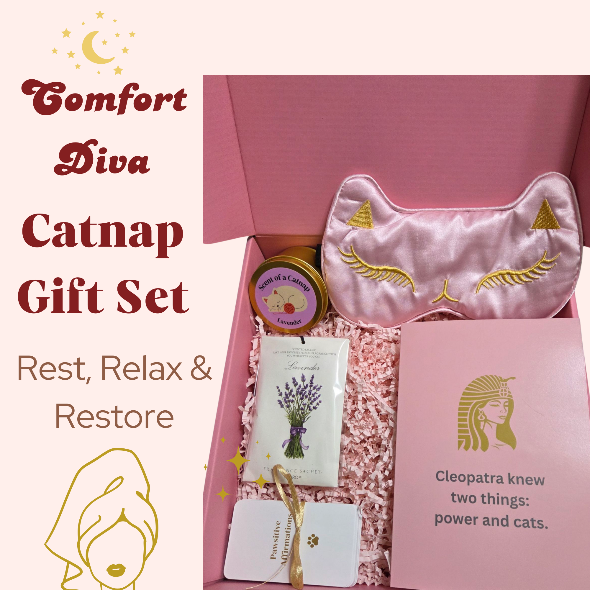 Catnap Gift Set Medium with Soy Candle