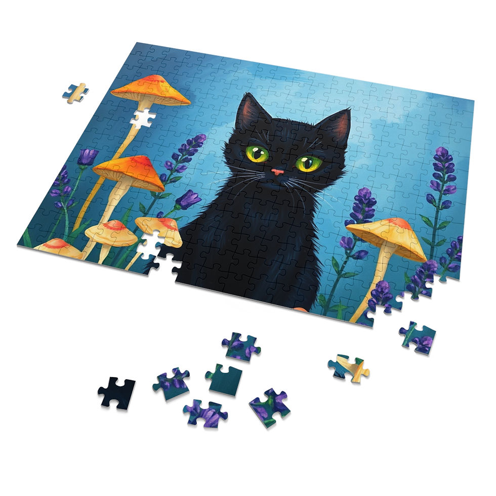 Thumbnail: Jigsaw Puzzle with Tin Halloween Design 252 Pieces
