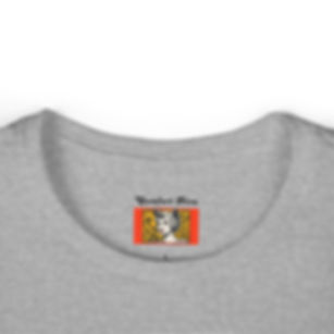 Witch and Black Cat Halloween T-Shirt Sport Grey Collar Semi-Fitted