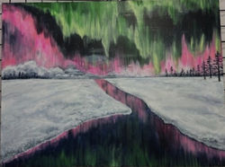 northern lights 30 x 40