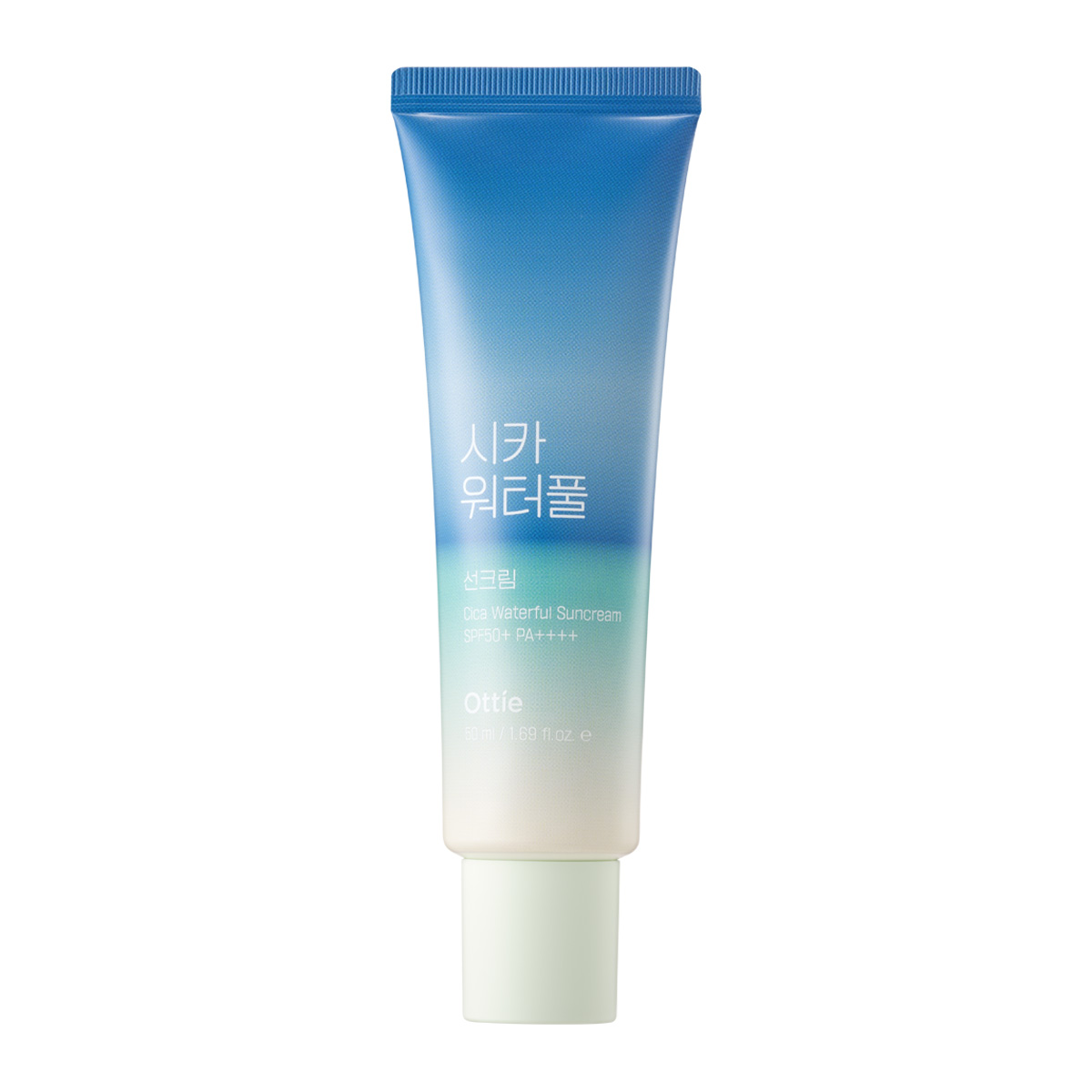 Ottie Cica Waterful Sun Cream SPF50+ PA++++ — 50 mL