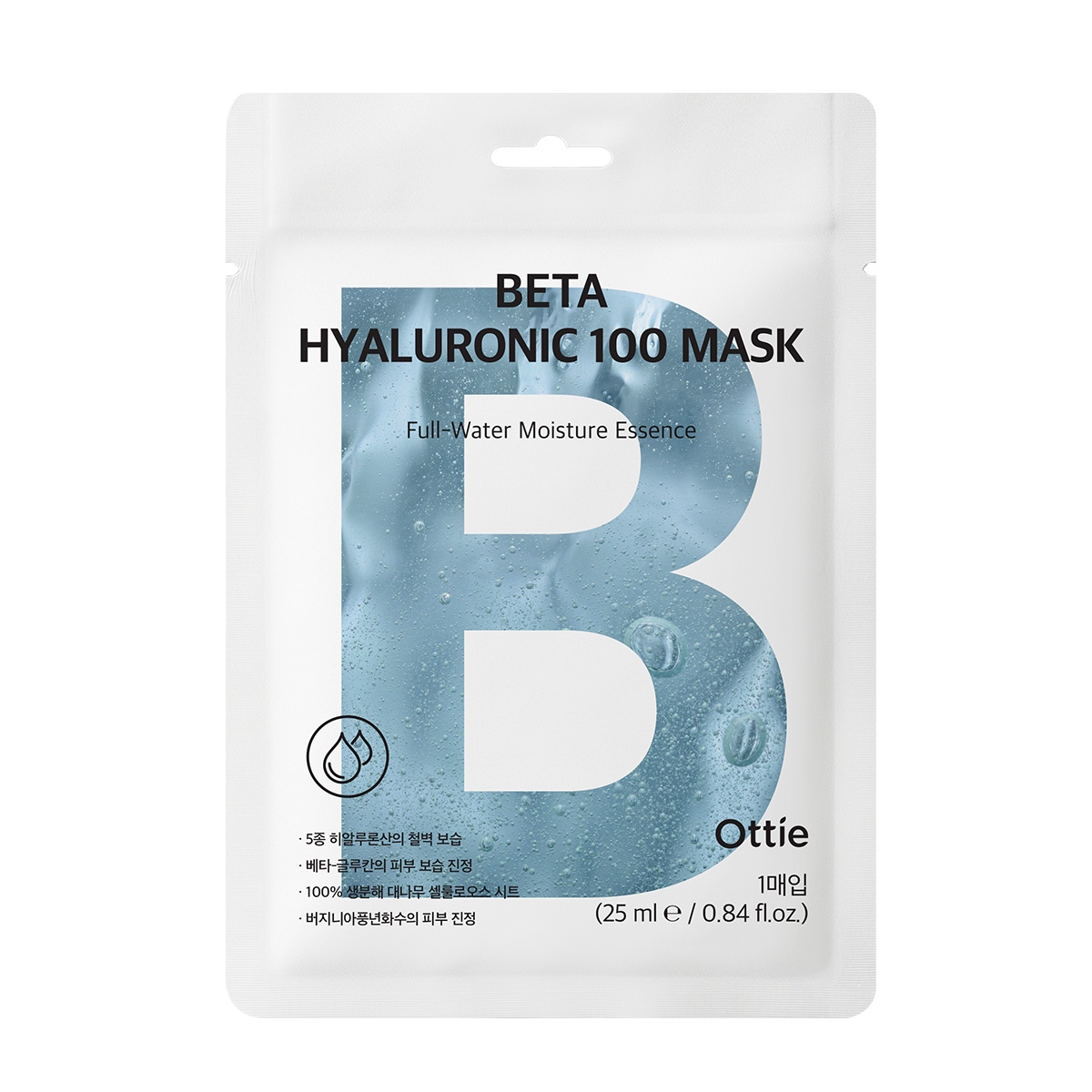 Ottie Beta Hyaluronic 100 Mask — 25 mL / 1 sheet