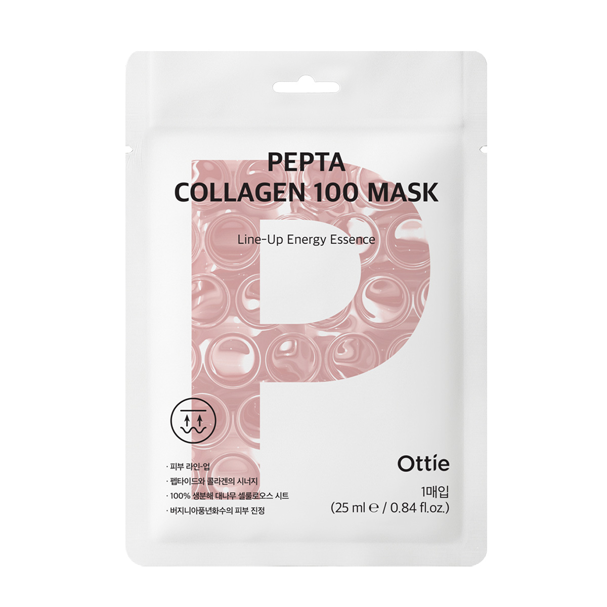 Ottie Pepta Collagen 100 Mask — 25 mL / 1 sheet