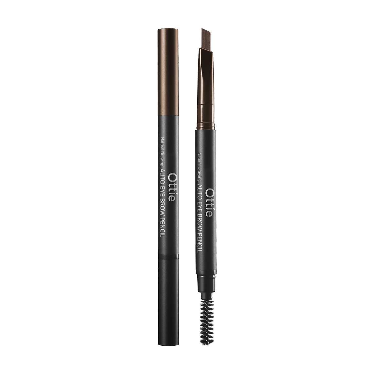 Ottie Natural Drawing Auto Eye Brow Pencil — 0.2 g / #02 Dark Brown