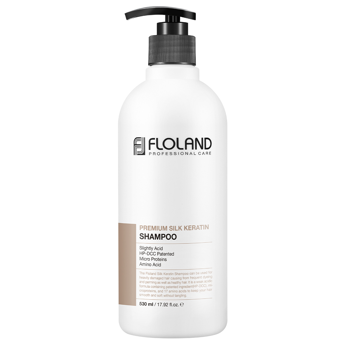 Floland Premium Silk Keratin Shampoo — 530 mL