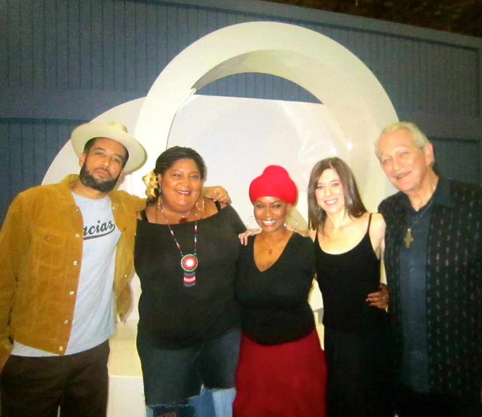 Ben, Charlie, & the gals on Latifah