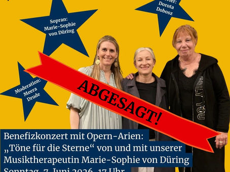 Absage: Benefiz-Konzert am 7. Juni entfällt