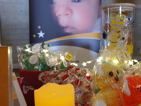 Sternenlichter beim Weihnachtsmarkt des "KuBuBa"