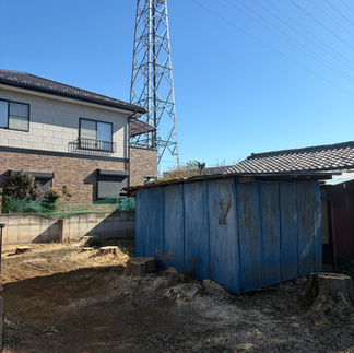 北本市の伐採作業