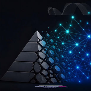 Imagen de la ruptura de la piramide organiazcional