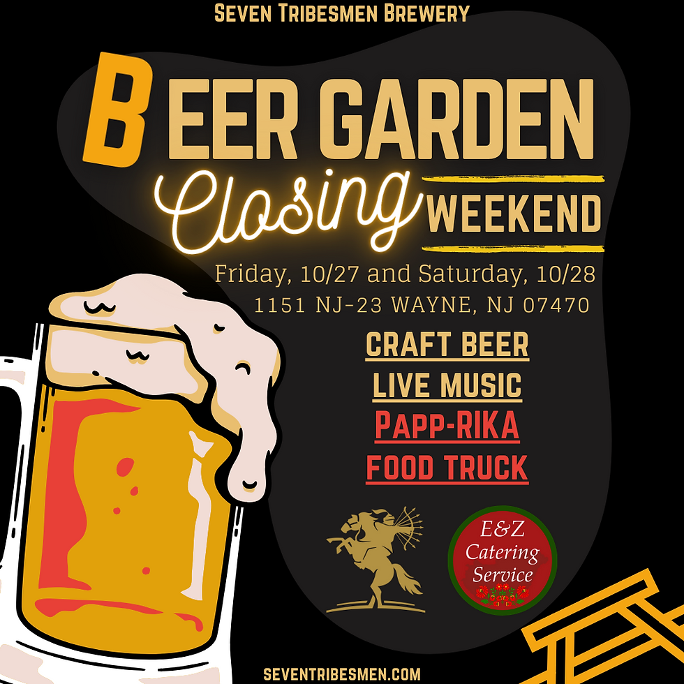 Beer Garden Closing at Seven Tribesmen Brewery