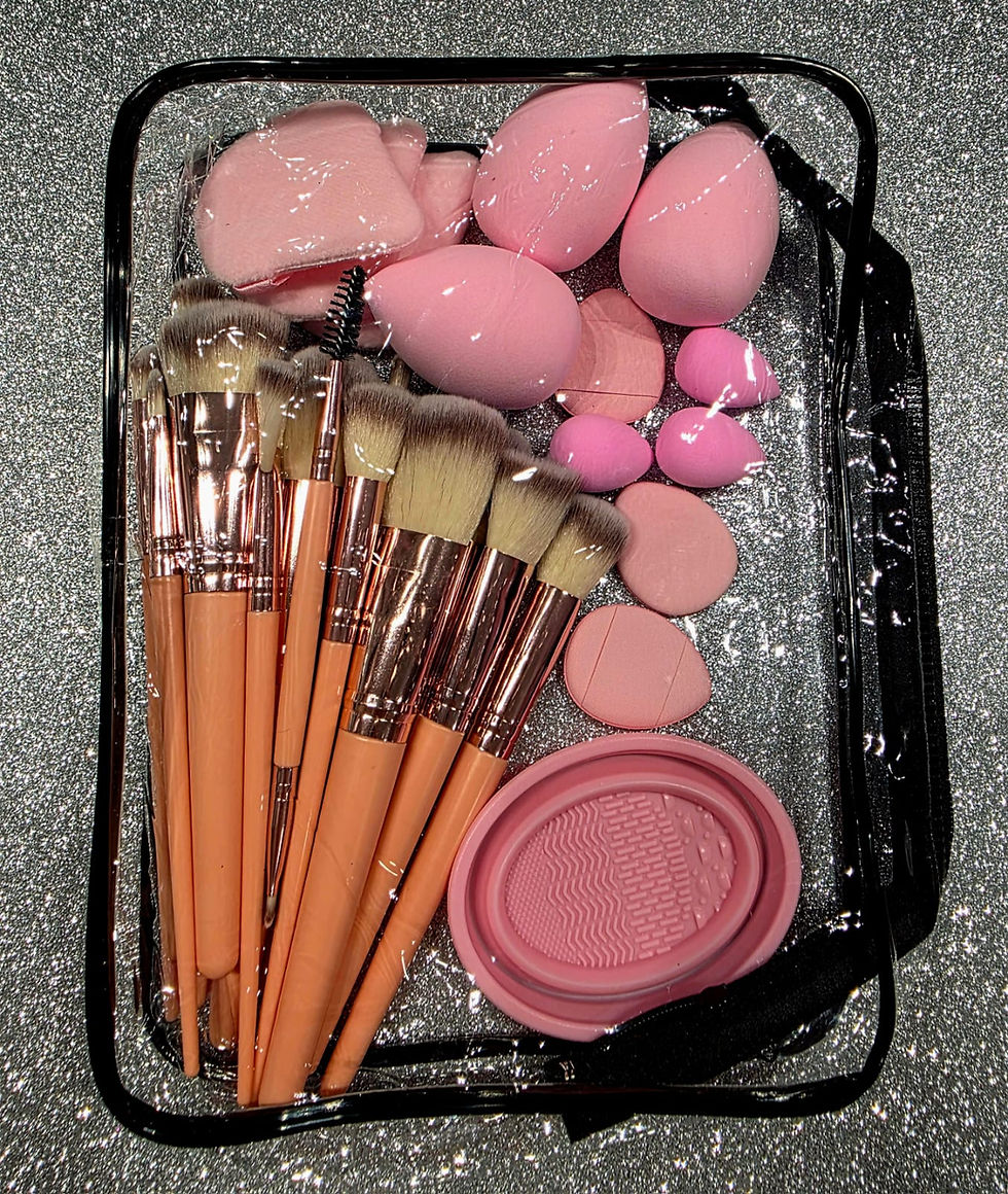 Thumbnail: Pink Perfection: 38-Piece Ultimate Brush & Beauty Tool Set