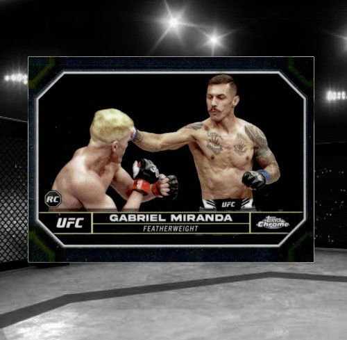 2024 Topps Chrome UFC #38 Gabriel Miranda