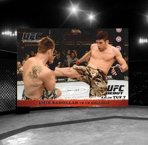 2009 Topps UFC Round 1 #87 Amir Sadollah / CB Dollaway
