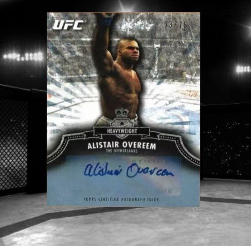2012 Topps UFC Bloodlines - Fighter Autograph #A-AO Alistair Overeem
