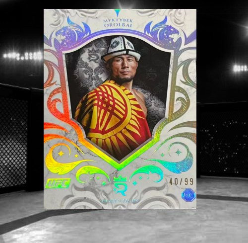 2025 Topps Royalty UFC #68 Myktybek Orolbai