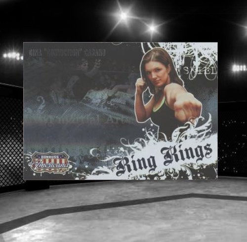 2008 Donruss Americana II - Ring Kings Signature #RK-GC Gina Carano