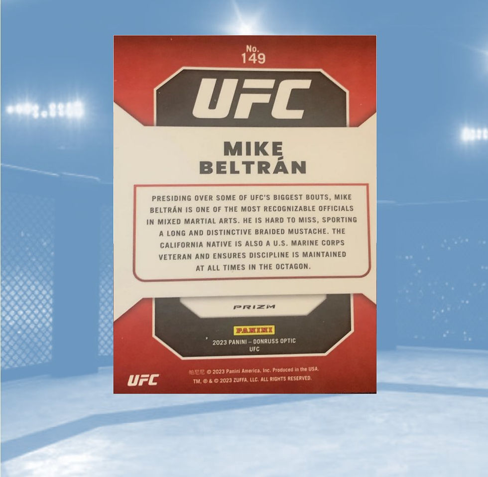 2023 Donruss Optic UFC #149 Mike Beltran