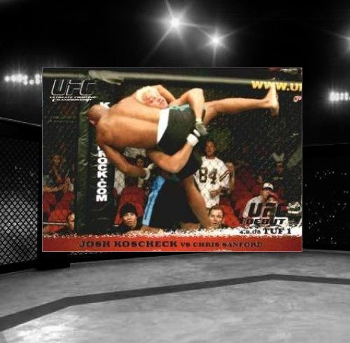 2009 Topps UFC Round 1 #23 Josh Koscheck / Chris Sanford